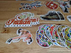 lot 95 image: Mix of Funny & Unique Stickers Nike Models LV Sugar Skulls Supreme