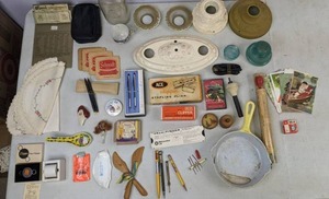 lot 174 image: All the Vintage and Antique Goodies Zippo, Debans Mamselle Lulu, Dragonware and Much More
