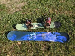lot 606 image: Lot of (2) Snowboards - Burton 5150, Sims Mystique