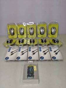 lot 560 image: Resellers Dream Wireless Mice, Streaming Internet Cables, Power Bank  NER