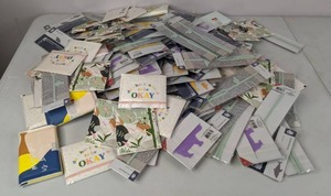 lot 557 image: Resellers Dream  Tissues, Disposable Toilet Seat Covers and Bookmarks  NER