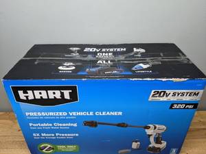 lot 41 image: Brand New HART 20-Volt Cordless Pressurized Vehicle Cleaner