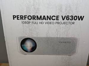 lot 40 image: Brand New VANKYO Performance V630W 1080P Projector Full HD 5G Wifi Projector with LCD Display