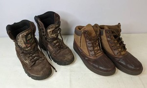 lot 697 image: Mens Boots (Texas Steer and Nautrica) - NER