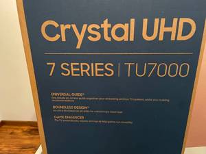 lot 55 image: Brand New Samsung 43 Class 4K Crystal UHD LED Smart TV with HDR