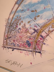 lot 42 image: Framed Skyfan Print by Gatewood