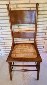 lot 183 image: Vintage Cane Seat Chair