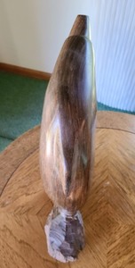 lot 197 image: Wood Dolphin Carving
