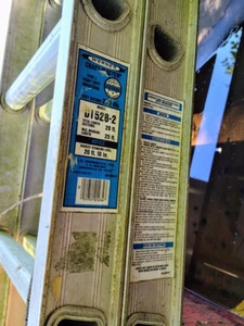lot 205 image: Werner 20ft Ladder