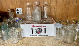 lot 147 image: Large Lot of Canning Jars