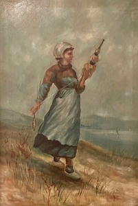 lot 51 image: Vintage Painting