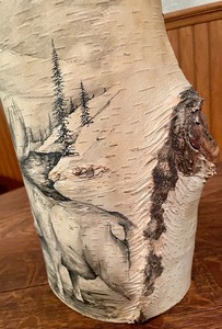 lot 52 image: Beautiful Birch Tree Art