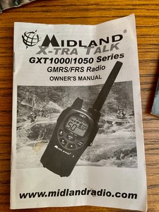 lot 84 image: Midland X-Tra Talk Walkie Talkies