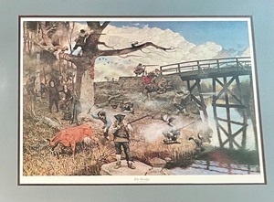 lot 132 image: The Bridge Print by John Falter