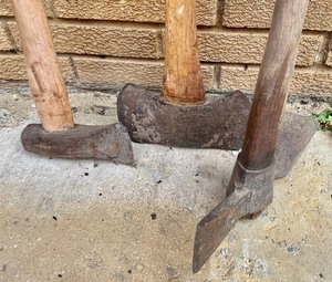 lot 276 image: Axes and a Mallet
