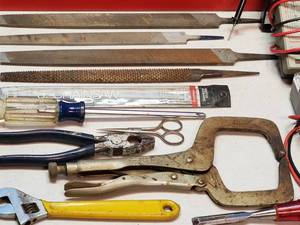 lot 251 image: Packed Full Toolbox with Contents