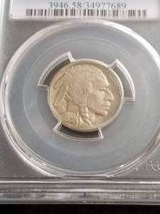 1920-S US BUFFALO NICKEL AU58 PCGS TOUGH COIN