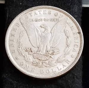 1888 MORGAN SILVER DOLLAR AU