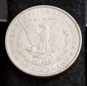 1883-O MORGAN SILVER DOLLAR UNC (looks much better in hand than in pics)