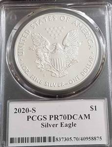 2020-S PROOF AMERICAN SILVER EAGLE PR70DCAM PCGS 1st Edition 1 of 500