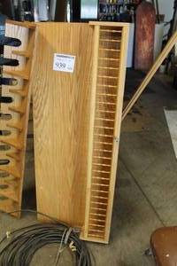 lot 940 image: Lot of (2) Wood Gun Racks