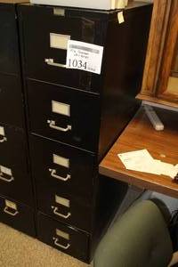 lot 1034 image: General Fireproofing Fire Resistent File Cabinet 5-drawer