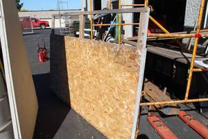 lot 898 image: Lot of (5) Wood Panels 8Lx6W