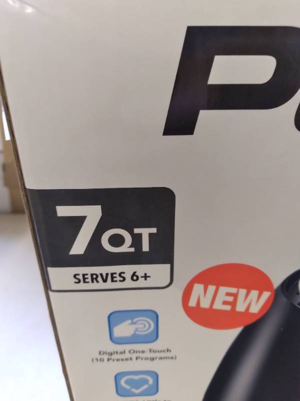 lot 22 image: Power XL 7-Qt. Vortex Air Fryer In ...