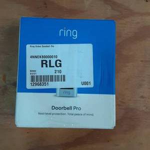 lot 7 image: Ring Doorbell Pro...
