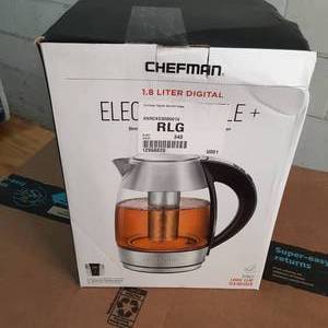 lot 39 image: Chef man 1.8 Liter Digital Kettle...