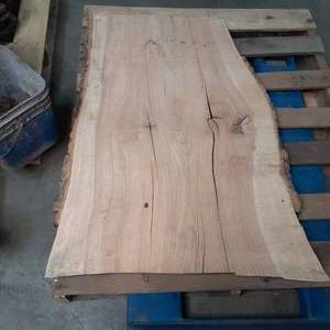 lot 71 image: Large Slab of Cut Wood 48 x 21 x ...