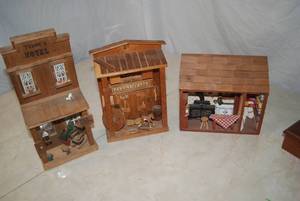 Wooden Decor and a Clock