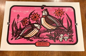 lot 4 image: Vintage Signed and Numbered Poster Entitled Bob White