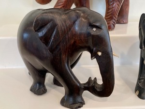 lot 18 image: A Collection of Elephant Figurines