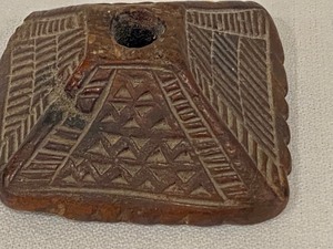 lot 36 image: Carved Wooden Incense Stick Burners