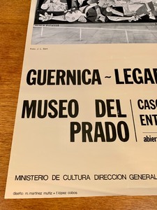 lot 222 image: 1981 Guernica Legado Picasso Poster