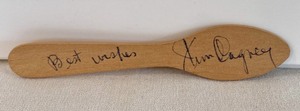 lot 105 image: Small Wooden Spoon Signed by James Cagney