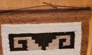 lot 144 image: Hand SpunHand Woven Peruvian Wall Hanging