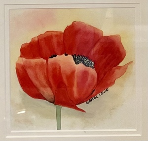 lot 310 image: Floral Watercolor by Carol Lowe
