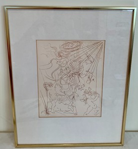 lot 272 image: Salvador Dali Lithograph - Autumn Harvest
