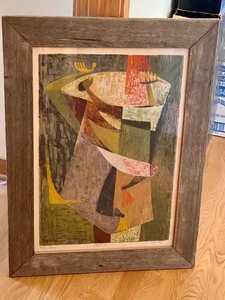 lot 189 image: Katy Steitz Voodoo Dance Framed Art