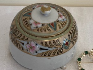 lot 360 image: Lovely Trinket Box and Costume Jewelry Items