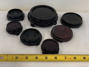 lot 241 image: Seven Vase Stands