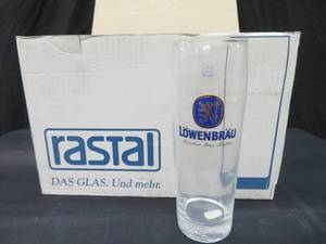 lot 33 image: 12 NEW GERMAN BEER GLASSES