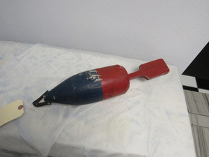 lot 11 image: Vintage Lobster trap buoy
