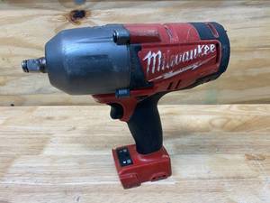 lot 31 image: MILWAUKEE M18 FUEL 18-Volt Lithium-Ion Brushless 12 in. Cordless High Torque Impact Wrench with Friction Ring (Tool Only)