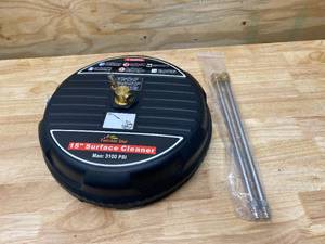 lot 75 image: TWINKLE STAR 15 Pressure Washer Surface Cleaner with 2 Pressure Washer Wands