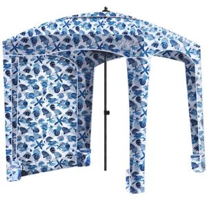lot 106 image: Qipi Beach Cabana - Easy to Set Up Canopy, Waterproof, Portable 6 x 6 Beach Shelter