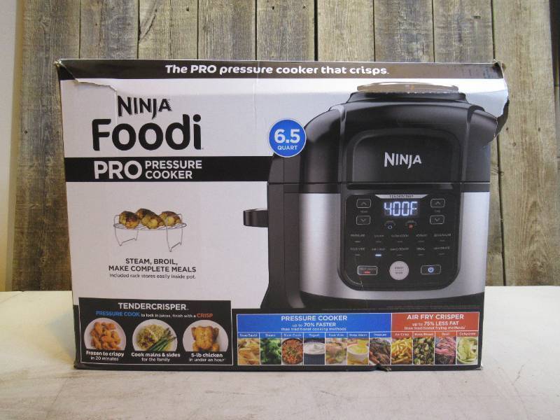 lot 13 image: Ninja - Foodi 11-in-1 6.5-qt Pro Pressure Cooker  Air Fryer with Stainless finish, FD302 - Stainless Steel