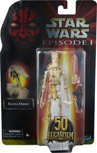 lot 17 image: Star Wars The Black Series Battle Droid